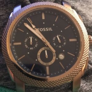 Men’s Fossil Machine Chronograph watch. (No strap)